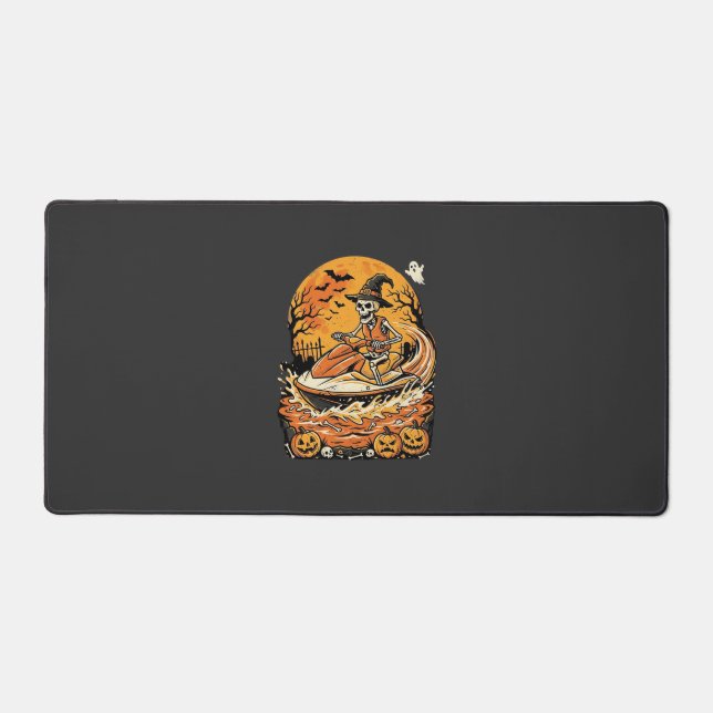 Conception de citrouille de sorcière de squelette  (Recto)