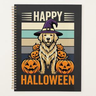 Conception de citrouille vintage Halloween Golden