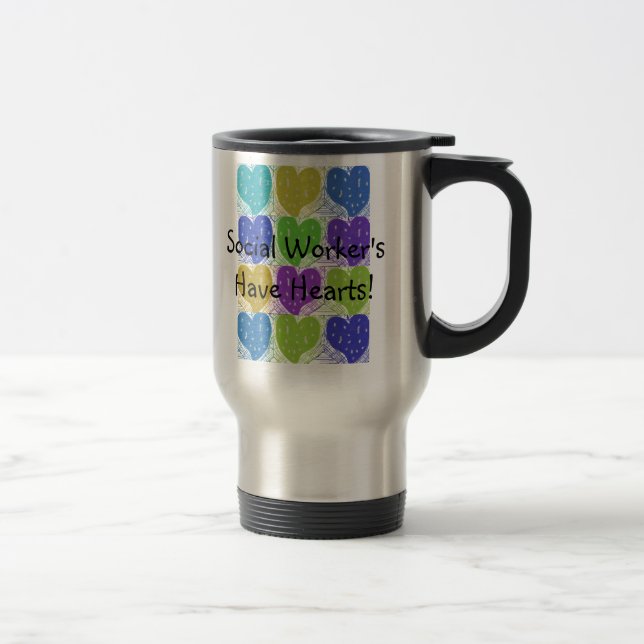 Conception de coeurs de tasse de voyage (Droit)