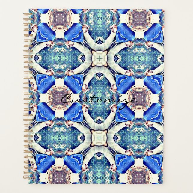 conception de coeurs mandala bleu Thunder_Cove (Devant)