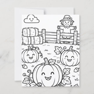 Conception de coloriage de Thanksgiving pour les e