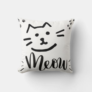 Conception de Coque Coussin Cat Meow