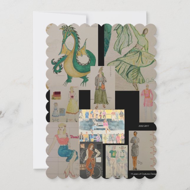 Conception de costume : Une carte de voeux de (Devant)