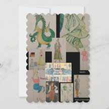 Conception de costume : Une carte de voeux de