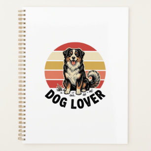 Conception de coucher de soleil de chien mignon gr