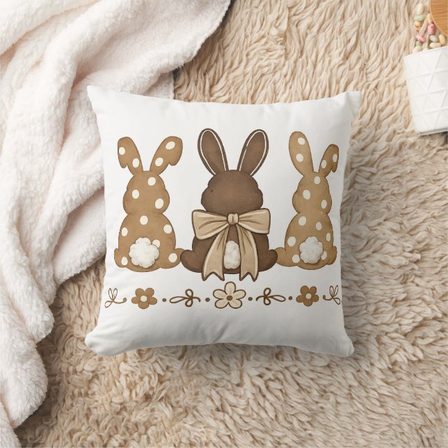 Conception de Coussin de Lancement de Lapin de Pâq (Couverture)