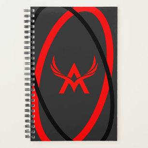 Conception de couverture de géométrie grise rouge