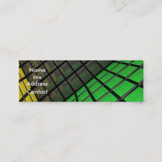 Conception de cube - carte de profil