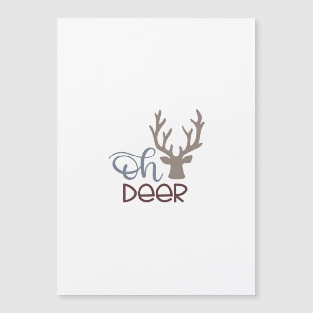 Conception de design classique rétro Oh Deer  (Devant)