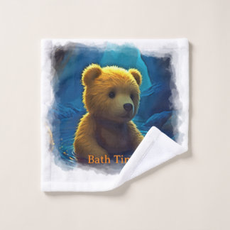 Conception de dessin animé d'ours en peluche nagea