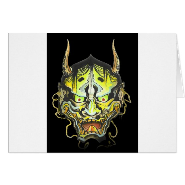 Conception de diable Oni (Devant horizontal)