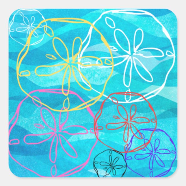 Conception de Dollar de Sable sur un Autocollant (Devant)
