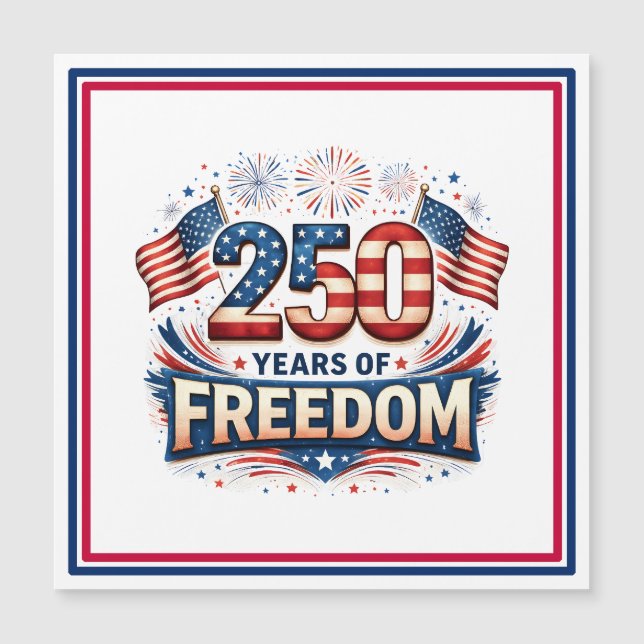 Conception de drapeau américain USA 250 ans de lib (Devant)