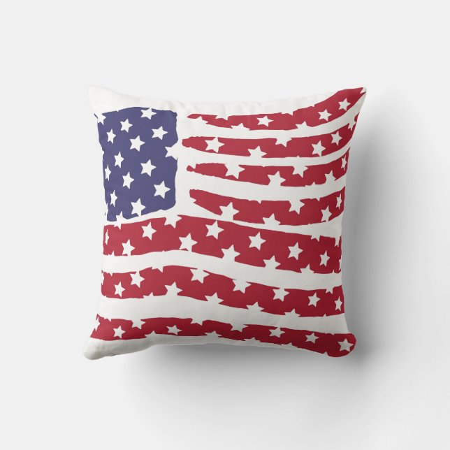 Conception de drapeau bleu blanc rouge Coussin car (Verso)