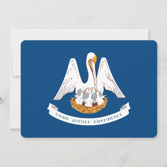 Conception de drapeau d'état de la Louisiane (Devant)