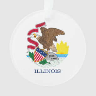 Conception de drapeau d'état de l'Illinois