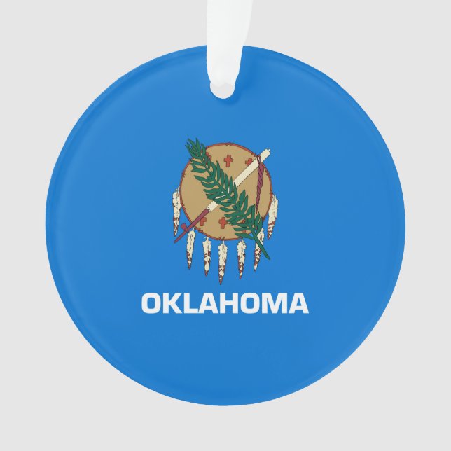 Conception de drapeau d'état de l'Oklahoma (devant)