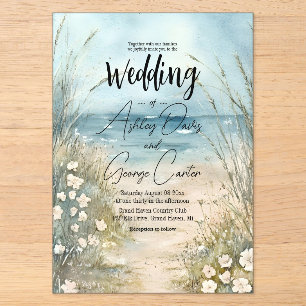 Conception de faire-part de mariage à l'aquarelle