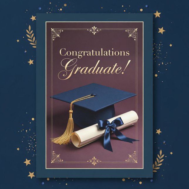 Conception de faire-part de remise de diplômes élé (Créateur téléchargé)