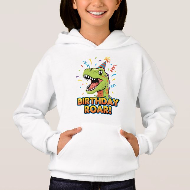 Conception de fête d'anniversaire de dinosaure mig (Devant)