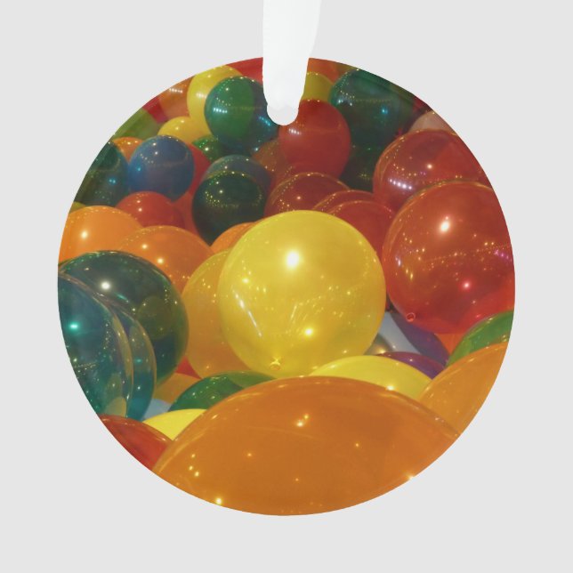 Conception de fête de ballons colorés (devant)