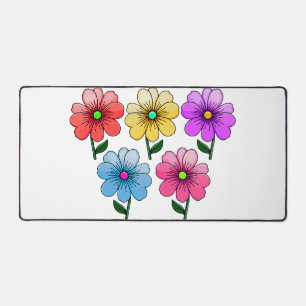 Conception de fleurs à 5 couleurs