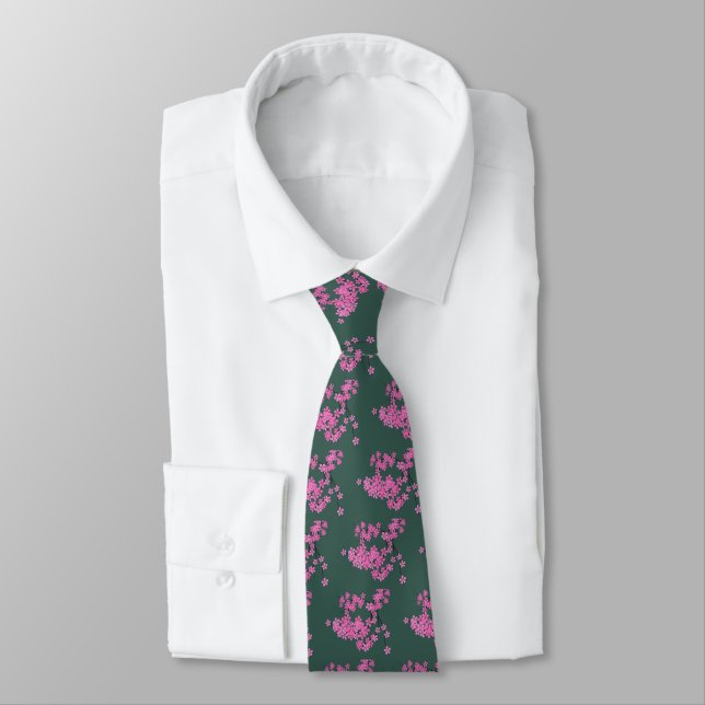 Conception de fleurs de cerisier - Cravate (Attaché)