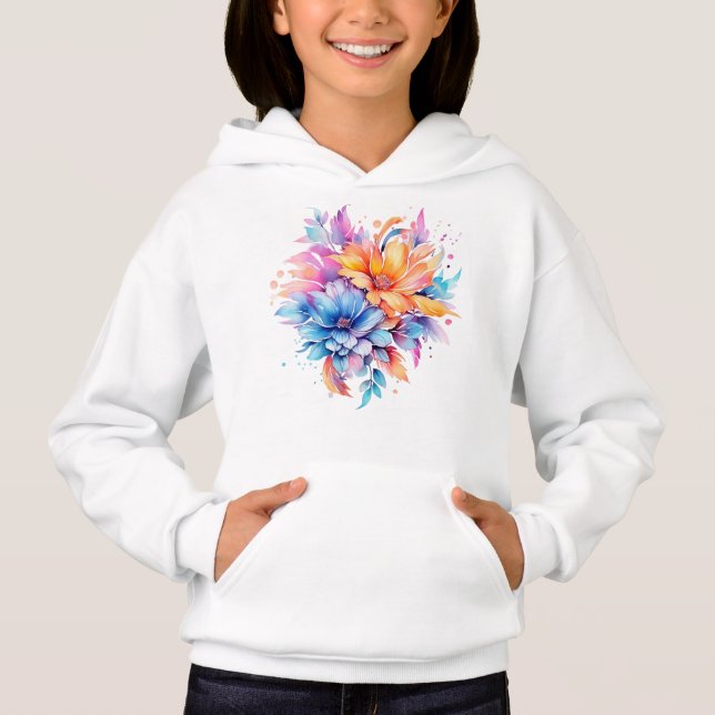 Conception de fleurs florales aquarelle-24683 (Devant)