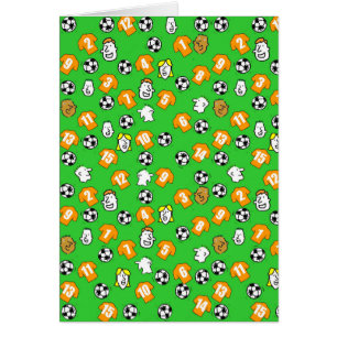 Conception de football avec chemises en or orange