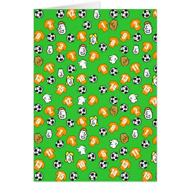 Conception de football avec des chemises orange do (Devant)