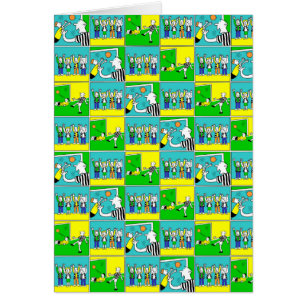 Conception de football avec des joueurs de dessin