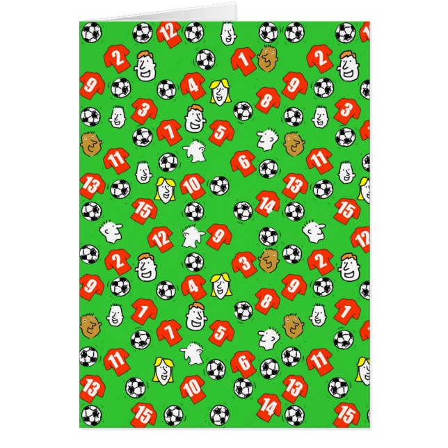 Conception de football avec des maillots rouges (Devant)