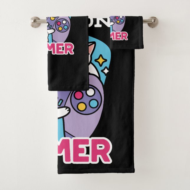 Conception de gamer de chat - Purr sur Gamer Joyst (En situation)