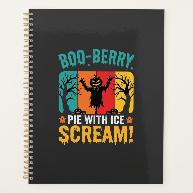 Conception de glace de Halloween pour tarte Boo-Be (Devant)