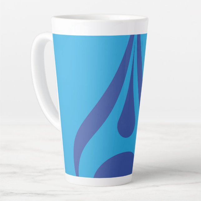 Conception de goutte d'eau sur un mug blanc (Angle gauche)