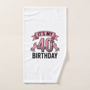 Conception de gravure vintage de licorne pour 40e