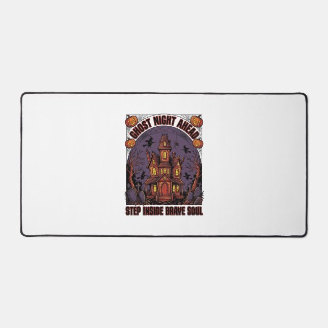 Conception de gravure vintage Halloween Maison han (Recto)