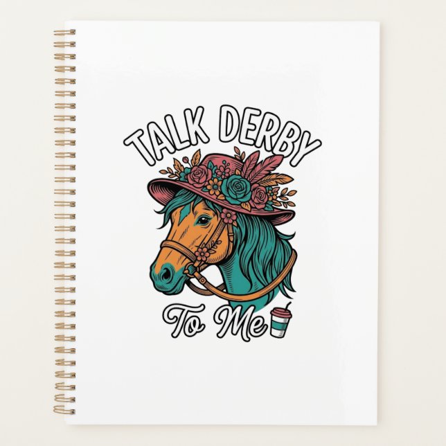 Conception de gravure vintage Talk Derby Horse (Devant)