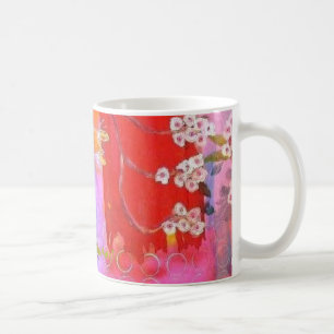 Conception de jardin de ressort de tasse de café