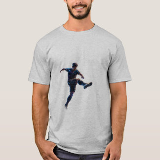 conception de joueur de t-shirt de couleur grise h