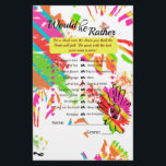 Conception de la bande de marguerite arc-en-ciel<br><div class="desc">C'est un design floral deux dans un jeu. Ce design amusant peut être customisé idéal pour les fêtes et les douches.</div>