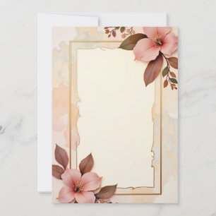 Conception de la carte d'invitation