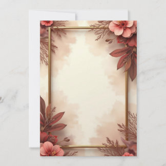 Conception de la carte d'invitation