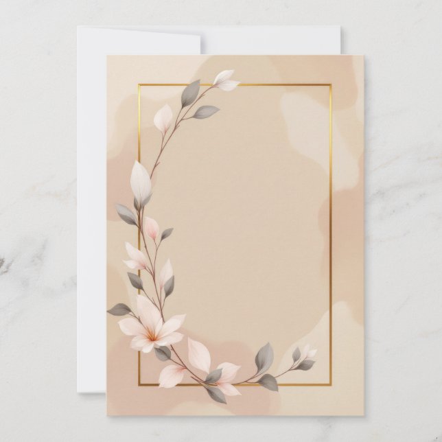 Conception de la carte d'invitation PREMIUM (Devant)