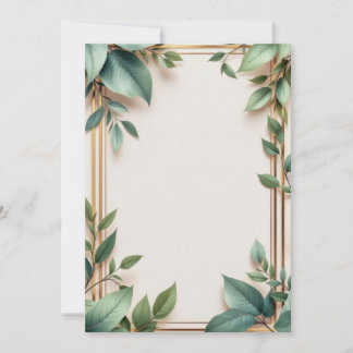 Conception de la carte d'invitation PREMIUM