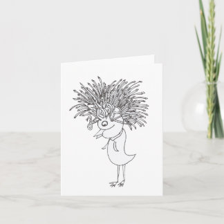 Conception de la carte Queen Birdie
