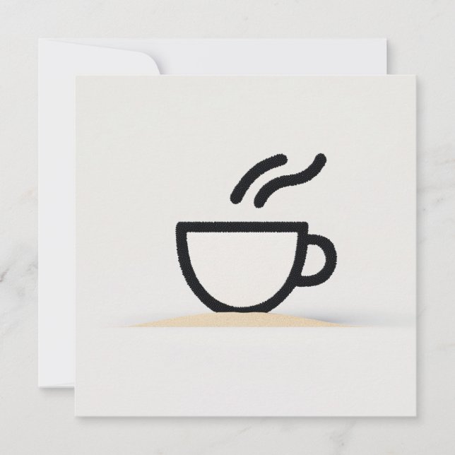 Conception de la coupe de café Abstraite (Devant)