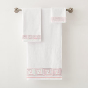 Conception de la frise grecque rose