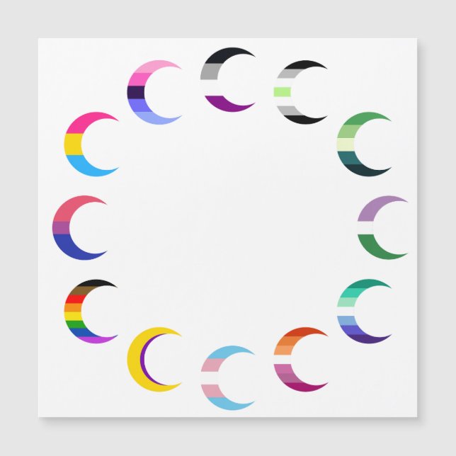 Conception de la lune du croissant de temps de fie (Devant)