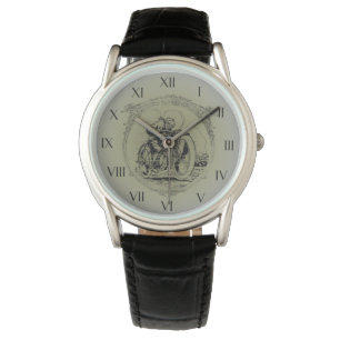 Conception de la montre moto vintage
